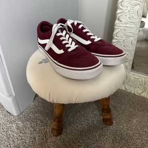 Women’s Maroon Vans - Size 7